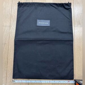 Black Alexander Wang drawstring dust bag
